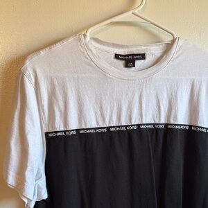 Michael Kors Two-Tone Black and White Tee